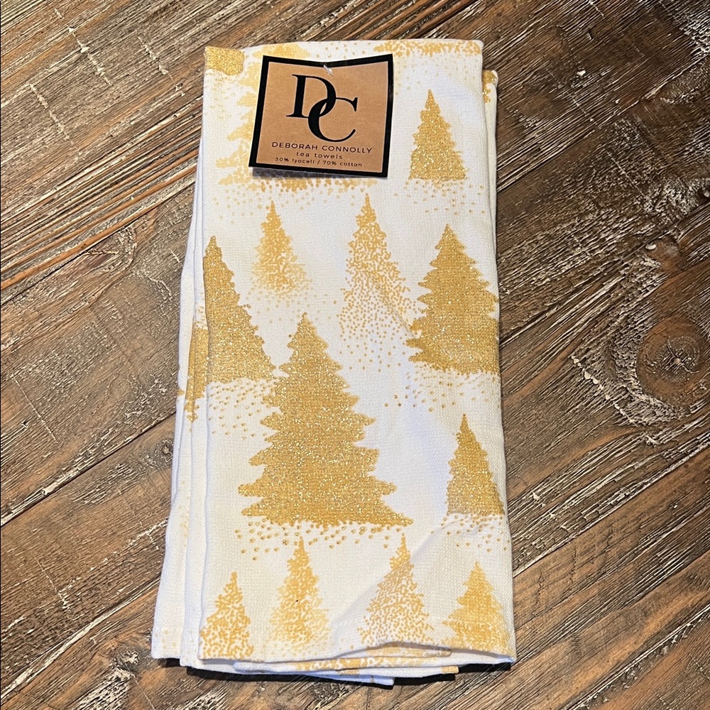 Gold Christmas Tree Table Linen